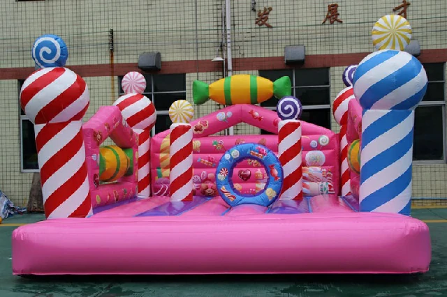 Sweet Candy Inflatable Bounce House Jumping