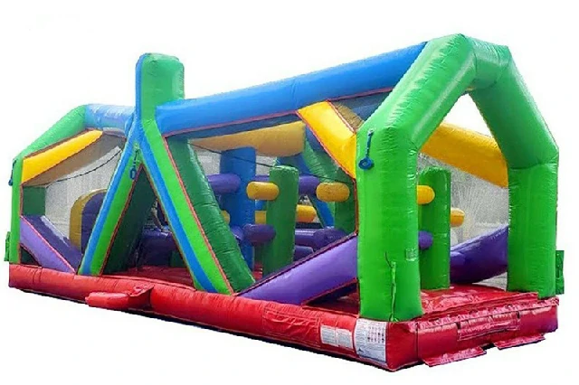 Retro Radical Run Inflatable Obstacle Course
