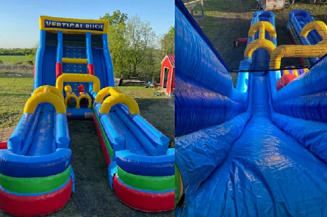 22ft Vertical Rush Inflatable Water Slide Slip N Slide
