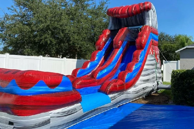 16ft Blast Inflatable Water Slide with Pool