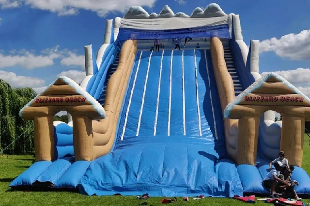 Blizzard Beach The Biggest Inflatable Slide