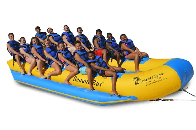Plato 0.90mm PVC 14 Seats Inflatable Banana Boat Ride 9.2X1.2