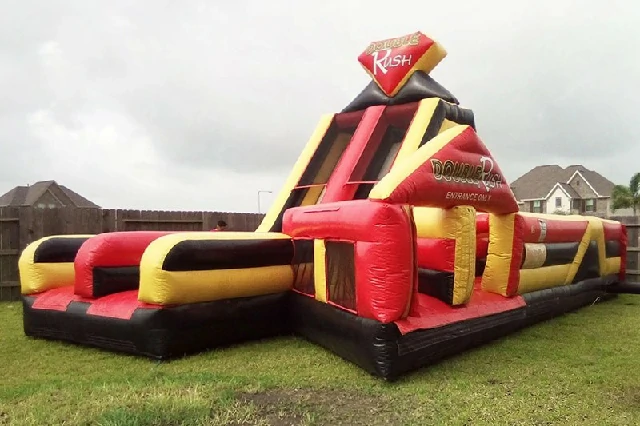 Double Rush 41ft Inflatable Obstacle Course