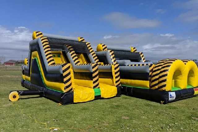 3-Part U Turn 40ft Inflatable Obstacle Course