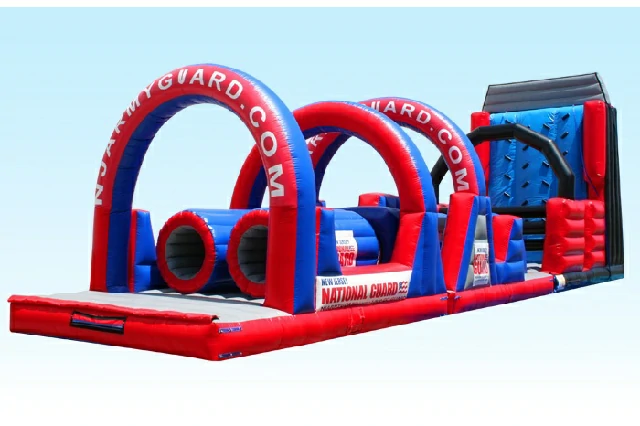 65ft Rock Climb Inflatable Obstacle Courses Sport Game