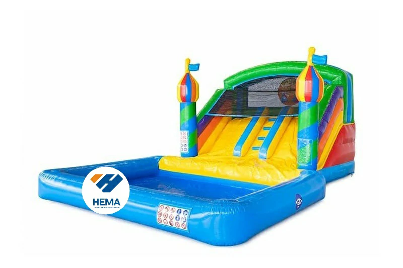 Party Inflatable Bouncer Water Slide & pool