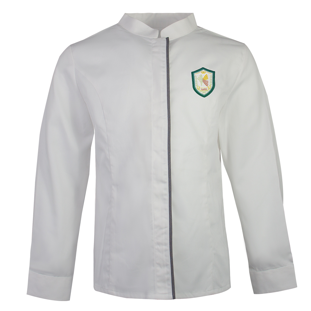 女立领长袖衬衫