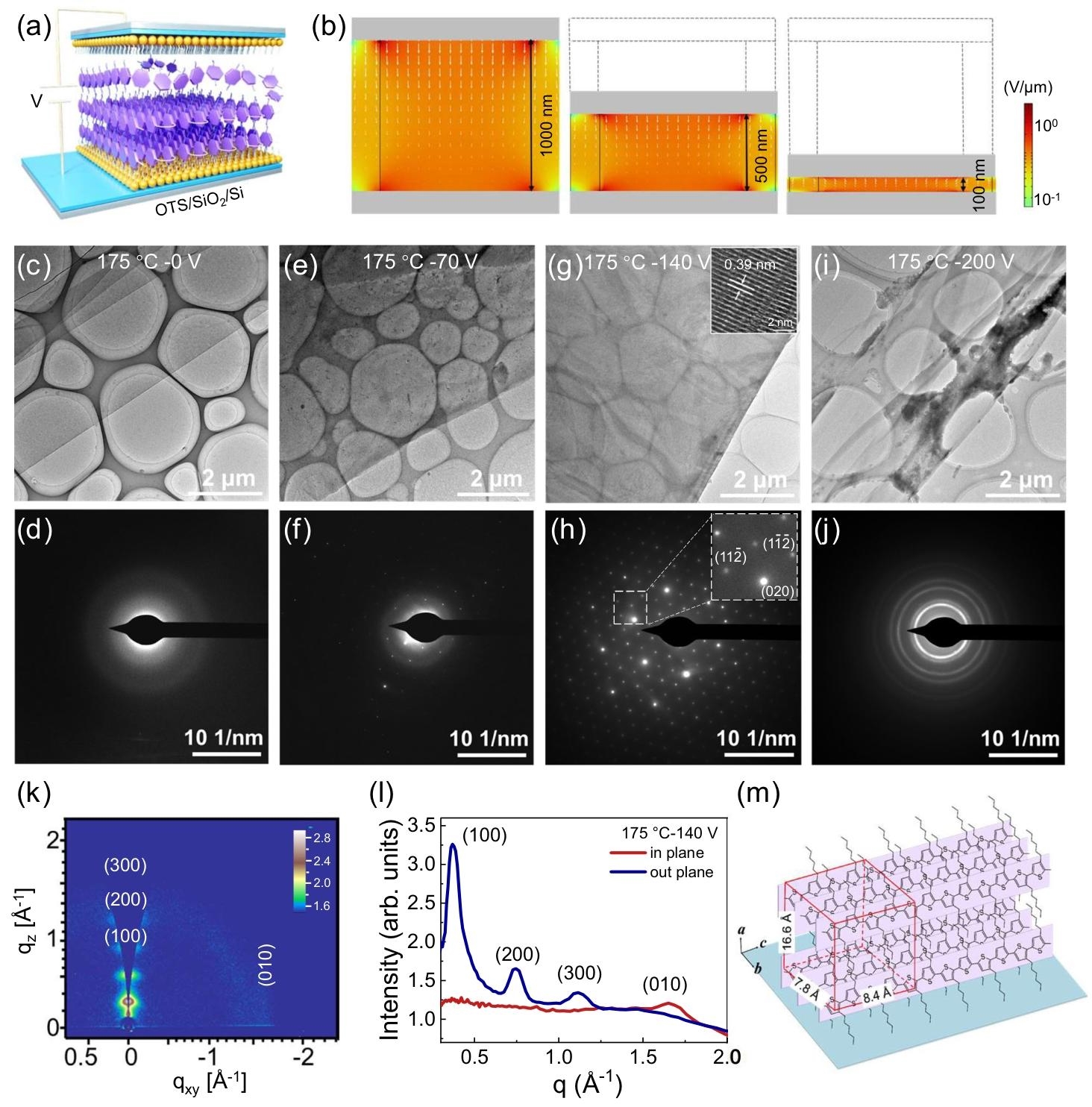 高分辨透射电子显微镜（HRTEM）在共轭聚合物单晶结构表征中的应用 ——该成果发表在Nature Communications期刊