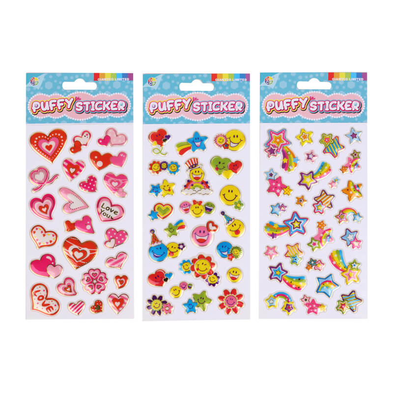 Puffy sticker