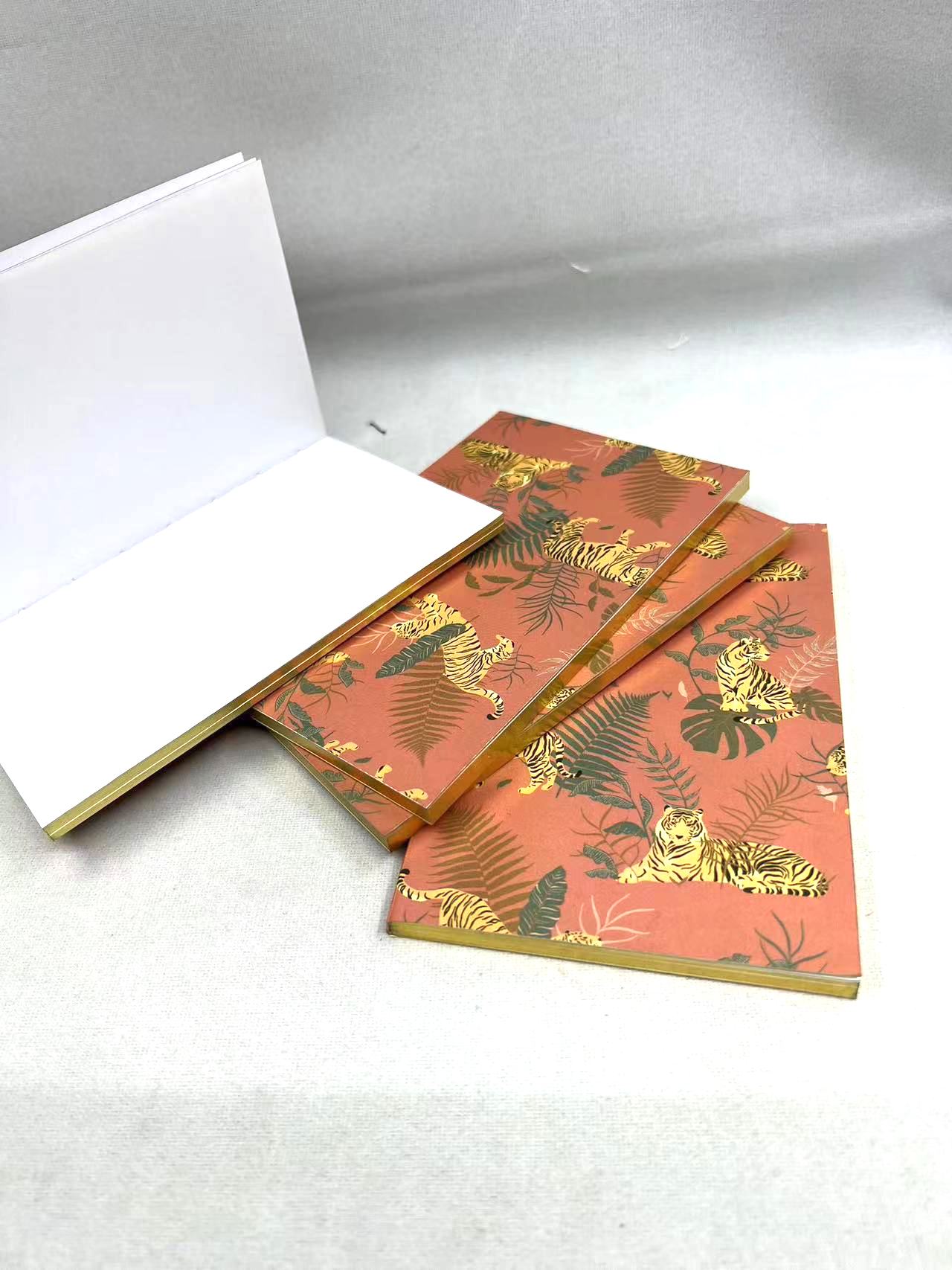 OEM Noted book with golden sides