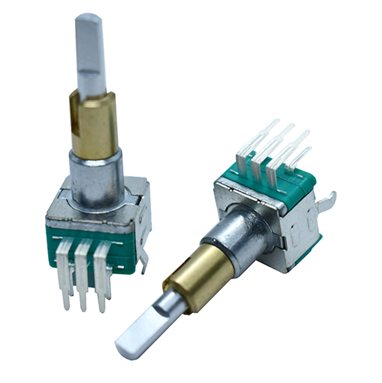 EC11双轴双信号编码器带按键开关