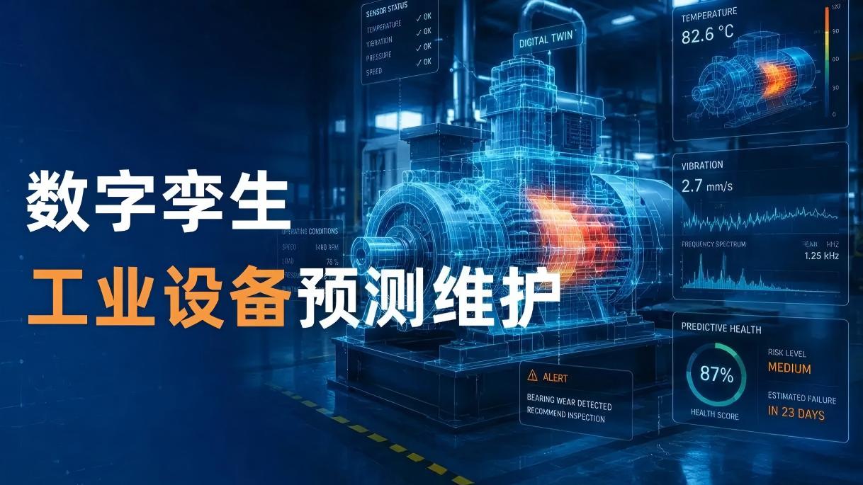 预测维护怎么做？数字孪生让设备故障可预见、停机可控制