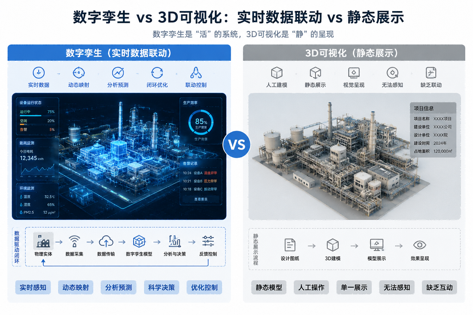 数字孪生5大误区：3D可视化≠数字孪生，90%的企业都踩过这些坑