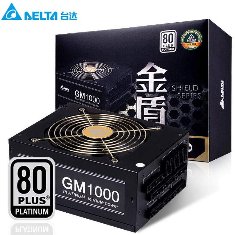 台达 GM1000 白金电竞模组系列电源