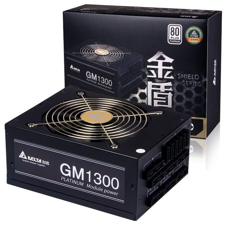 台达 GM1300 白金电竞模组系列电源