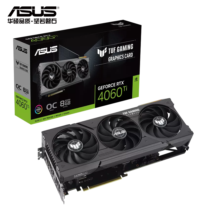 华硕TUF-RTX4060TI-O8G-GAMING显卡