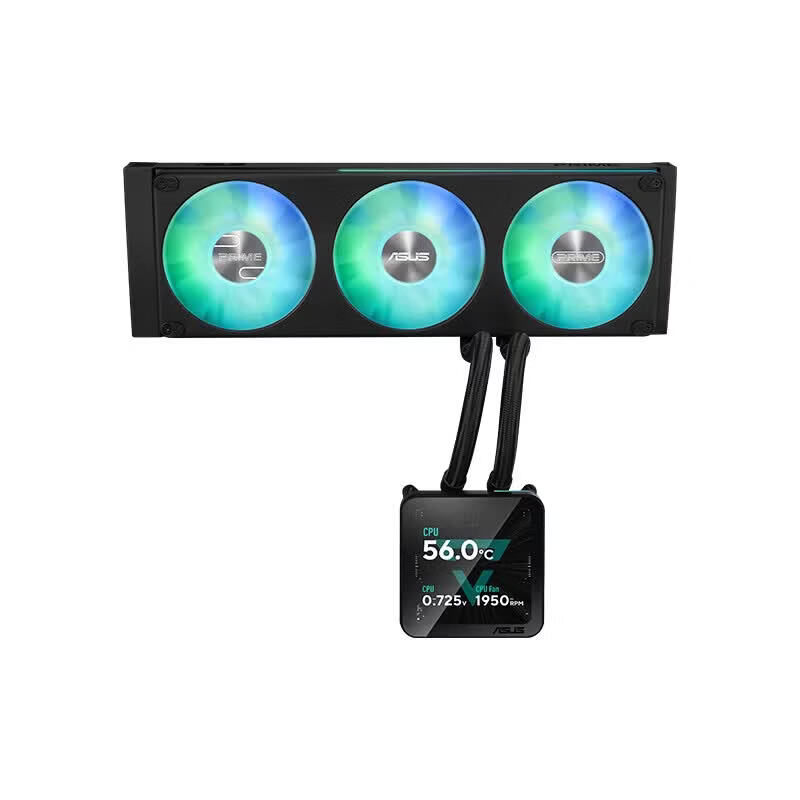 华硕PRIME SLC II 360 ARGB LCD 颜值版 水冷散热器