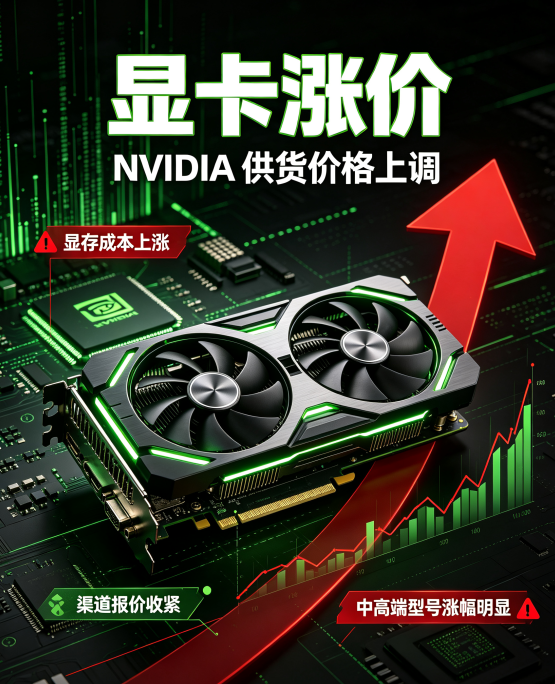 7 月 23 日英伟达正式向全部 AIC 板卡厂商下发涨价通知