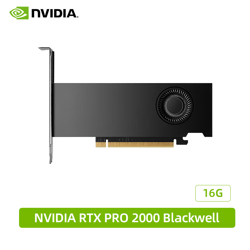 NVIDIA RTX PRO 2000 Blackwell半高AI加速计算图形显卡