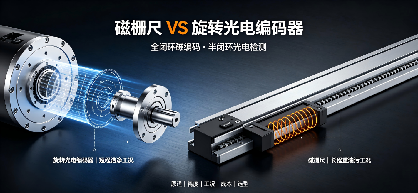 磁栅尺 vs 编码器