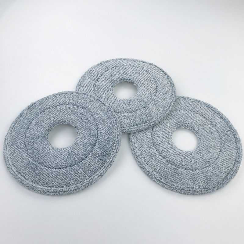 23cm Round Microfiber Wet Mop Head For Steam Broom