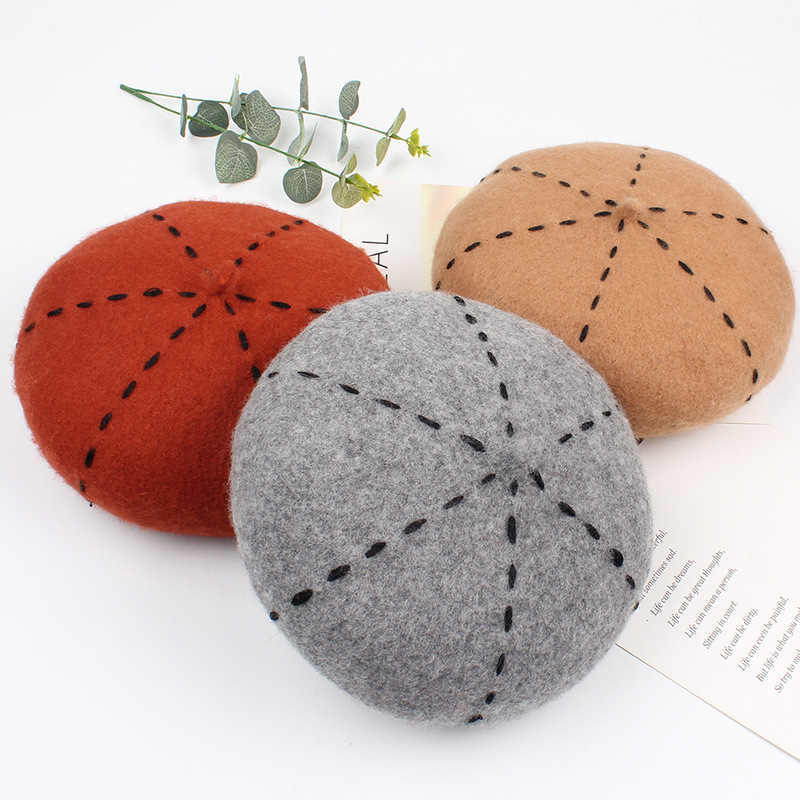 Beret2023-2 Wool Beret Hat