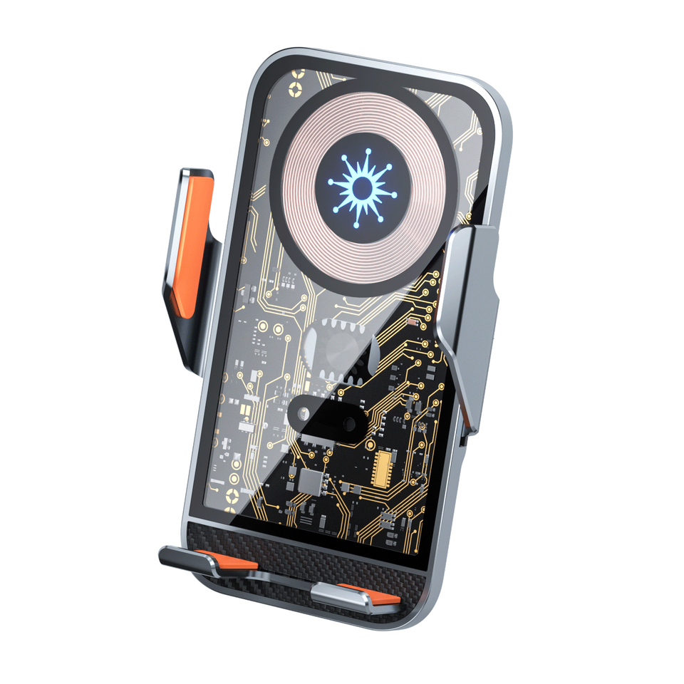 15W Punk car magnetic wireless charger phone holder