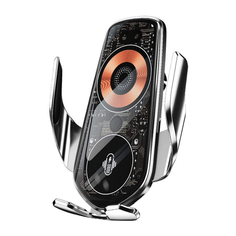 Q8 Magnetic Induction 15W Wireless charger with air vent mobile phone holder