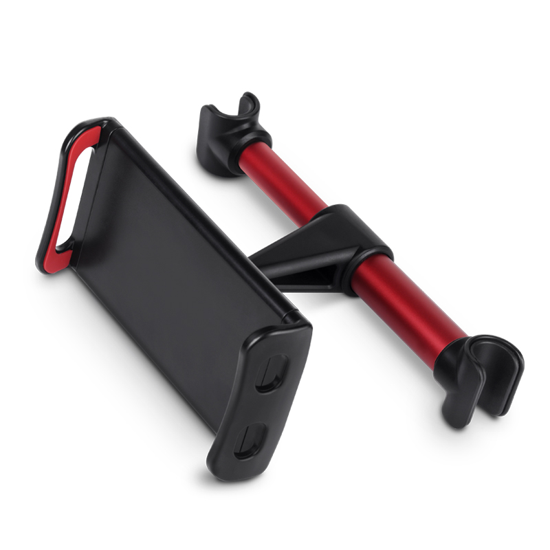 Universal extension-type ABS Aluminum Car Back Seat Mobile Phone Holder Mount For Tablet pc