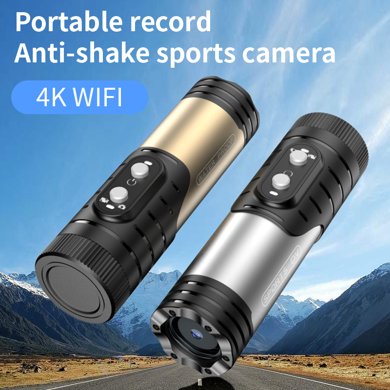 New arrival! 4K Ultra HD Waterproof Anti Shake Video Recorder Wifi Sport Camera for Motorcycle