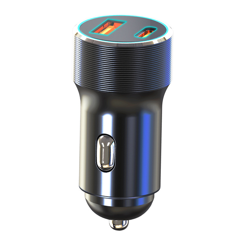 22.5W Dual Ports Fast Charging Car Cigarette Charger Mobile Phone Adapter