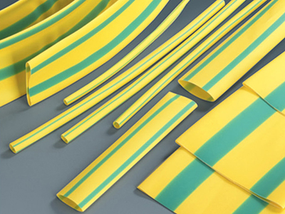 Yellow & Green Thin Wall Heat Shrink Tubing