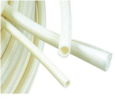 Silicone Rubber Fiberglass Sleeving(inside silicone and outside fiber)