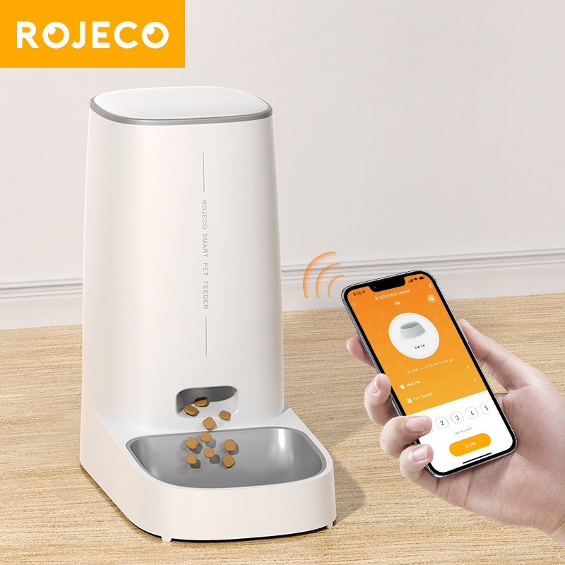 ROJECO 4L WiFi Smart Pet Feeder