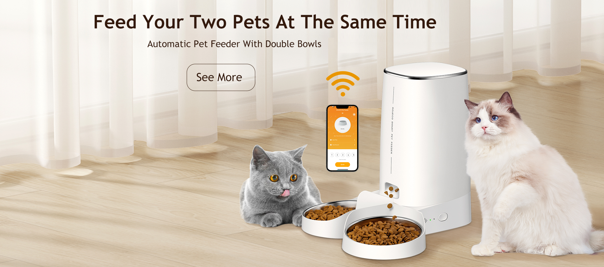 Serenelife automatic pet on sale feeder