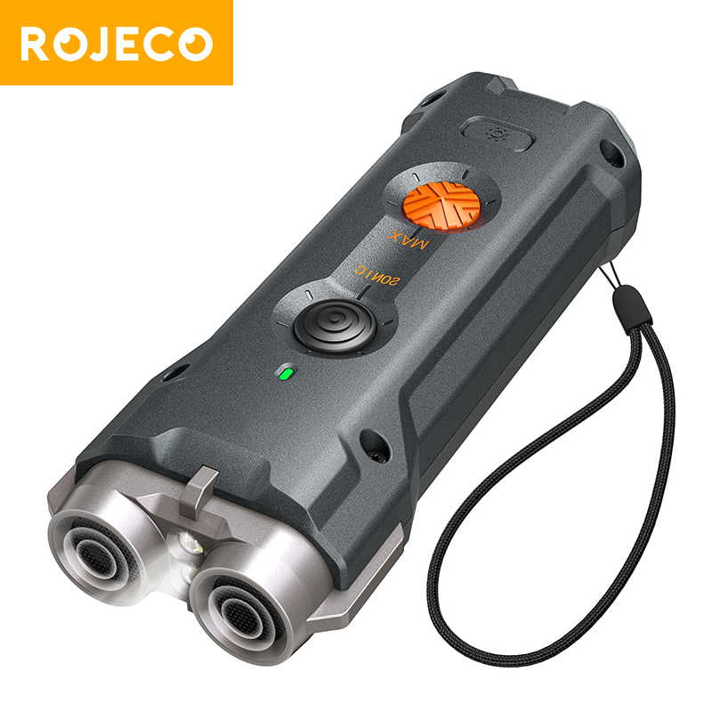 ROJECO Ultrasonic Dog Repeller Black