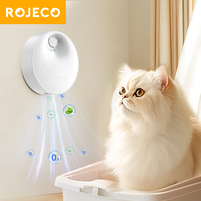 ROJECO Haobai Cat Litter Box Deodorizer 4000mAh