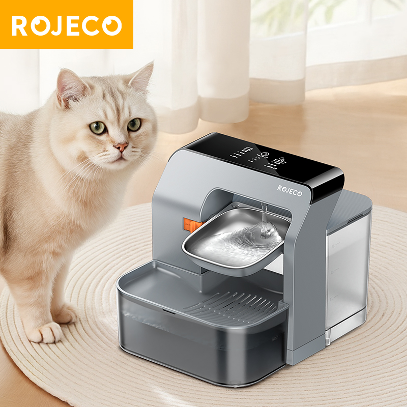 Rojeco 3.2L Wireless Sewage Separation Pet Water Fountain