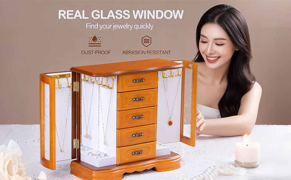 1046-棕色珠宝盒