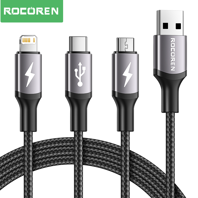 3 in 1 USB Type C Cable