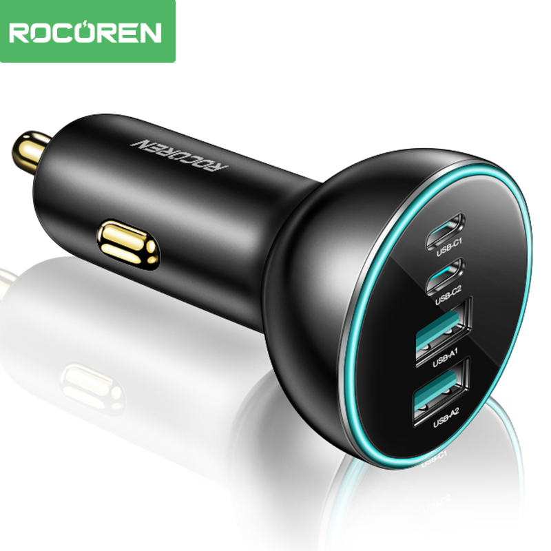 Car Charger 2C+2A 70W