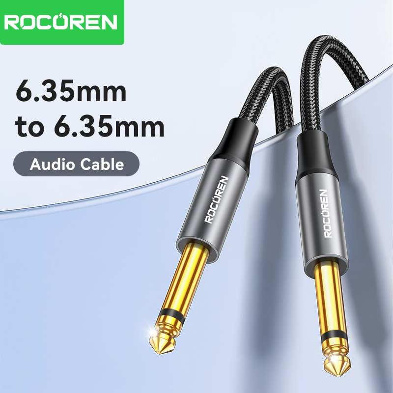 Rocoren 6.35mm to 6.35mm Audio Cable (Male to Male)