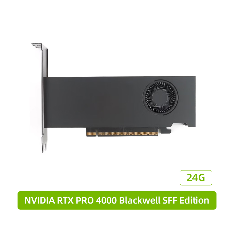 NVIDIA RTX PRO 4000 Blackwell SFF Edition半高专业绘图显卡 AI加速计算 图形渲染显卡