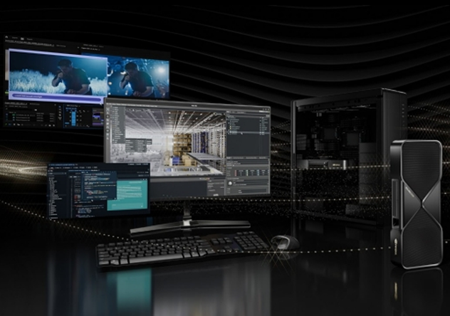 NVIDIA RTX PRO
AI、图形和仿真平台，实现极致的桌面体验。