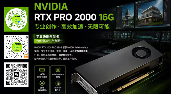 广州丽泰 RTX PRO 2000 Blackwell 16GB 完整解析