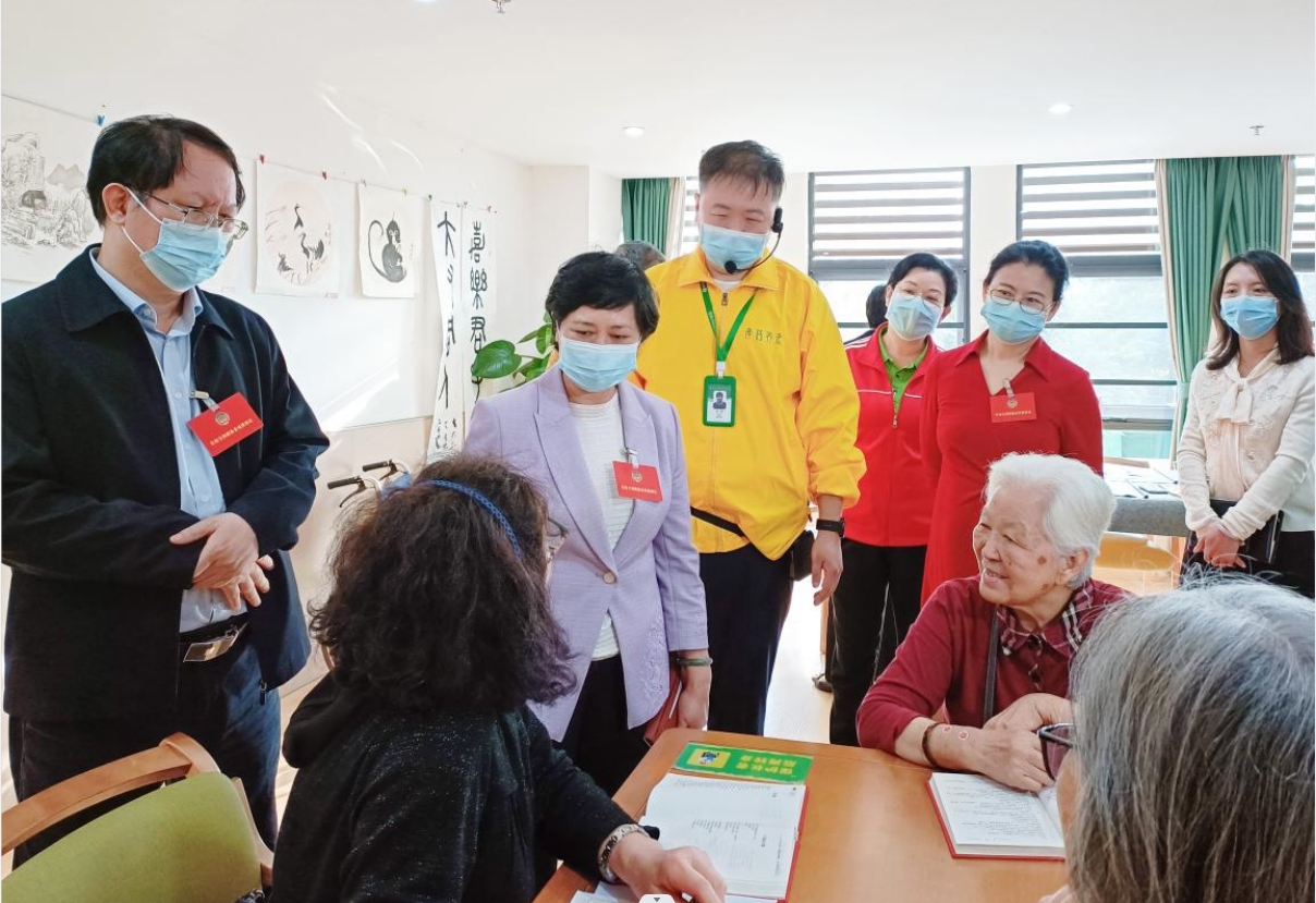 全国政协委员、海南省人大常委会副主任过建春率队调研华邦美好家园（海口）孝慈苑