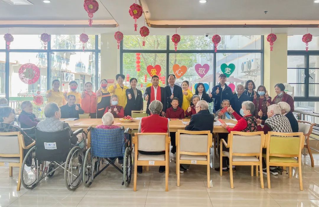 大年初五｜龙腾四海聚财源 福寿绵长耀孝慈——苏如春董事长到华邦美好家园孝慈养老机构看望长者