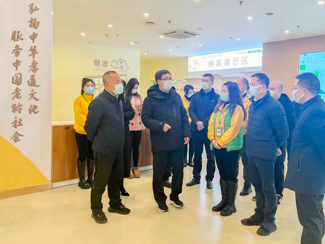 资阳市委常委、副市长张宇星率队调研华邦美好家园（成都锦江）孝慈苑