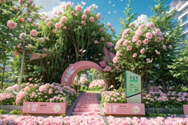 🤩🤩🤩华邦美好家园孝慈养老机构的春天，好美呀！