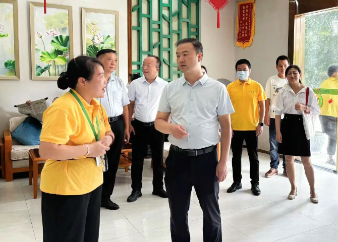 民政部老龄工作司副司长潘新率队调研华邦美好家园（南宁青秀）孝慈苑